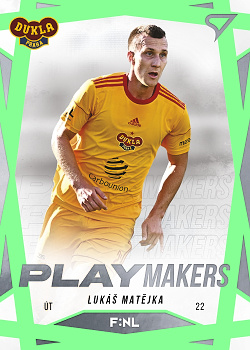 Lukas Matejka Dukla Praha SportZoo FORTUNA:LIGA 2022/23 2. serie F:NL Playmakers #NL-03